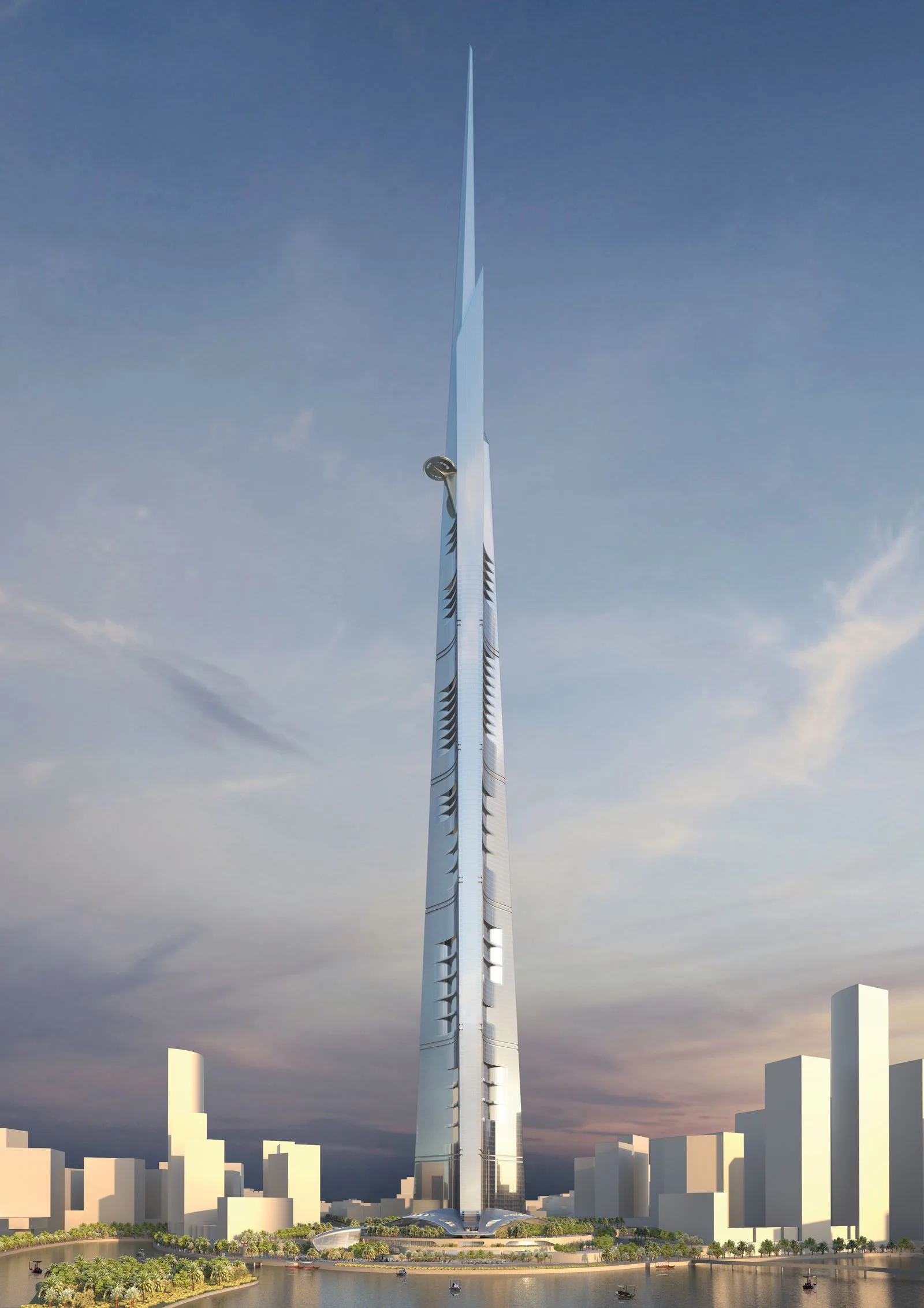 Der Jeddah-Tower – Planungszeichnung