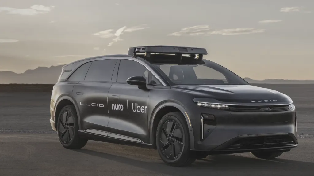 Nuro Lucid Uber Hero